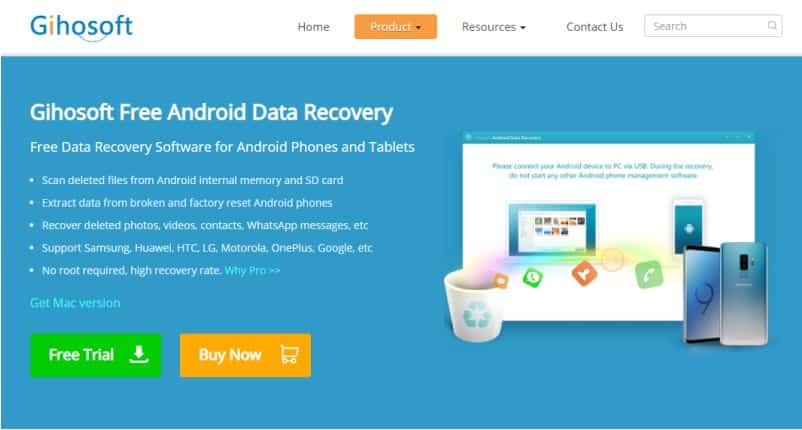 Gihosoft Data Recovery app