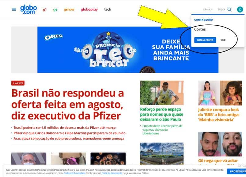 como cancelar a conta globo.com