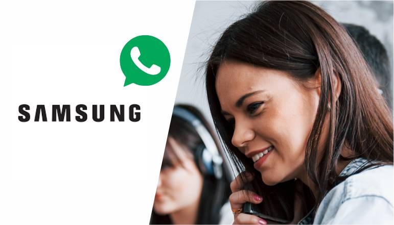 como falar com a samsung pelo whatsapp