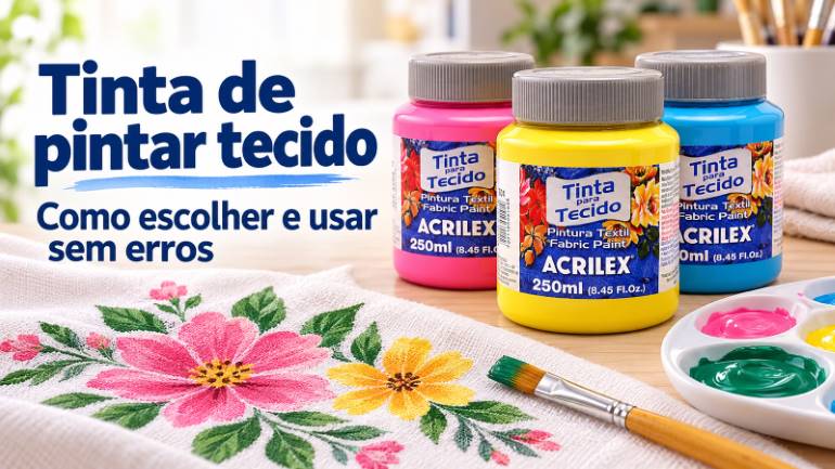 TINTA DE PINTAR TECIDO